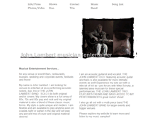 Tablet Screenshot of johnlambertmusic.com